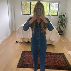 Madewell Classic Blue Denim Jumpsuit